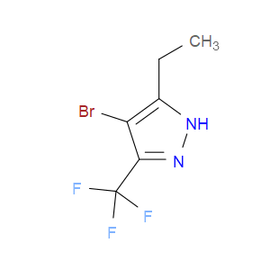 4-BROMO-5-ETHYL-3-(TRIFLUOROMETHYL)-1H-PYRAZOLE