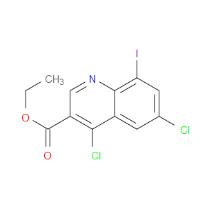 ETHYL 4,6-DICHLORO-8-IODOQUINOLINE-3-CARBOXYLATE - Click Image to Close