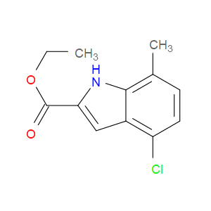 ETHYL 4-CHLORO-7-METHYL-1H-INDOLE-2-CARBOXYLATE