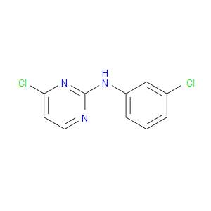 4-CHLORO-N-(3-CHLOROPHENYL)PYRIMIDIN-2-AMINE