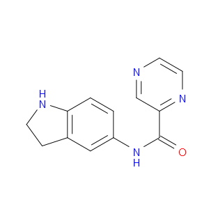 N-(INDOLIN-5-YL)PYRAZINE-2-CARBOXAMIDE