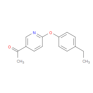 5-ACETYL-2-(4-ETHYLPHENOXY) PYRIDINE
