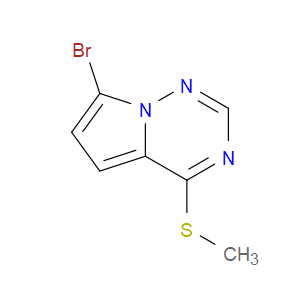 7-BROMO-4-(METHYLTHIO)PYRROLO[2,1-F][1,2,4]TRIAZINE