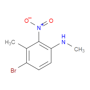 4-BROMO-N,3-DIMETHYL-2-NITROANILINE