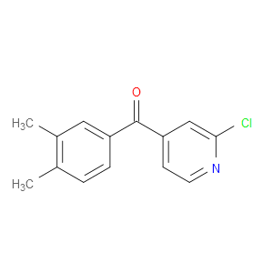 (2-CHLOROPYRIDIN-4-YL)(3,4-DIMETHYLPHENYL)METHANONE - Click Image to Close