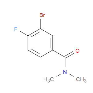 3-BROMO-4-FLUORO-N,N-DIMETHYLBENZAMIDE - Click Image to Close