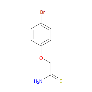 2-(4-BROMOPHENOXY)ETHANETHIOAMIDE