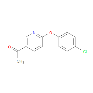 1-(6-(4-CHLOROPHENOXY)PYRIDIN-3-YL)ETHANONE