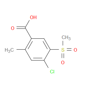 4-CHLORO-2-METHYL-5-(METHYLSULFONYL)BENZOIC ACID