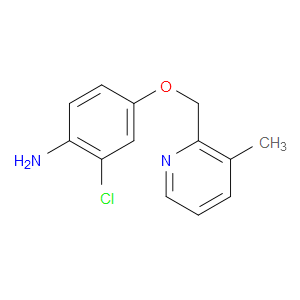 2-CHLORO-4-((3-METHYLPYRIDIN-2-YL)METHOXY)ANILINE