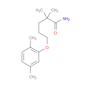5-(2,5-DIMETHYLPHENOXY)-2,2-DIMETHYLPENTANAMIDE