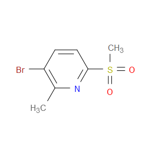 3-BROMO-2-METHYL-6-(METHYLSULFONYL)PYRIDINE - Click Image to Close