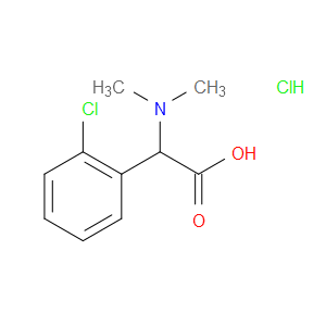 2-(2-CHLOROPHENYL)-2-(DIMETHYLAMINO)ACETIC ACID HYDROCHLORIDE - Click Image to Close