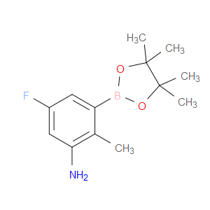 5-FLUORO-2-METHYL-3-(4,4,5,5-TETRAMETHYL-1,3,2-DIOXABOROLAN-2-YL)ANILINE