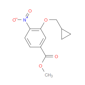 METHYL 3-(CYCLOPROPYLMETHOXY)-4-NITROBENZOATE