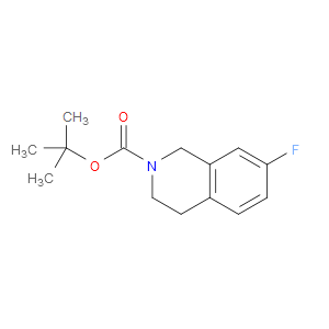 TERT-BUTYL 7-FLUORO-3,4-DIHYDROISOQUINOLINE-2(1H)-CARBOXYLATE