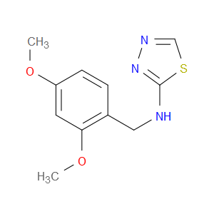 N-(2,4-DIMETHOXYBENZYL)-1,3,4-THIADIAZOL-2-AMINE - Click Image to Close
