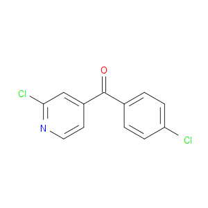 (4-CHLOROPHENYL)(2-CHLOROPYRIDIN-4-YL)METHANONE