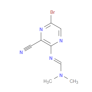 (E)-N'-(5-BROMO-3-CYANOPYRAZIN-2-YL)-N,N-DIMETHYLFORMIMIDAMIDE - Click Image to Close