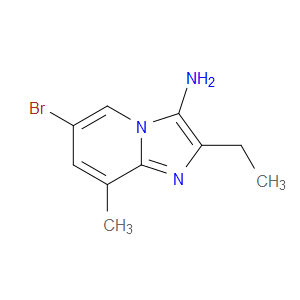 6-BROMO-2-ETHYL-8-METHYLIMIDAZO[1,2-A]PYRIDIN-3-AMINE