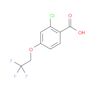 2-CHLORO-4-(2,2,2-TRIFLUOROETHOXY)BENZOIC ACID