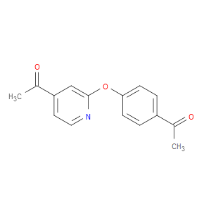 4-ACETYL-2-(4-ACETYLPHENOXY) PYRIDINE