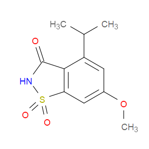 4-ISOPROPYL-6-METHOXYSACCHARIN - Click Image to Close
