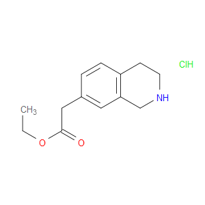 ETHYL 2-(1,2,3,4-TETRAHYDROISOQUINOLIN-7-YL)ACETATE HCL