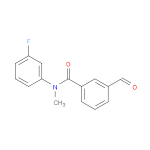 N-(3-FLUOROPHENYL)-3-FORMYL-N-METHYLBENZAMIDE