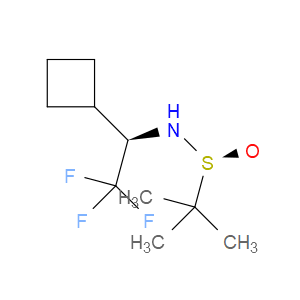 (S)-N-((R)-1-CYCLOBUTYL-2,2,2-TRIFLUOROETHYL)-2-METHYLPROPANE-2-SULFINAMIDE