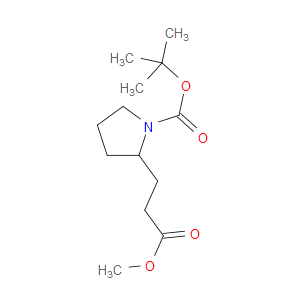 TERT-BUTYL 2-(3-METHOXY-3-OXOPROPYL)PYRROLIDINE-1-CARBOXYLATE - Click Image to Close