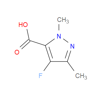 4-FLUORO-1,3-DIMETHYL-1H-PYRAZOLE-5-CARBOXYLIC ACID - Click Image to Close