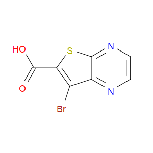 7-BROMOTHIENO[2,3-B]PYRAZINE-6-CARBOXYLIC ACID - Click Image to Close