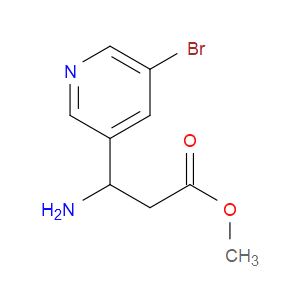 METHYL 3-AMINO-3-(5-BROMOPYRIDIN-3-YL)PROPANOATE - Click Image to Close