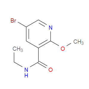 5-BROMO-N-ETHYL-2-METHOXYNICOTINAMIDE