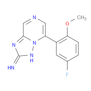 5-(5-FLUORO-2-METHOXYPHENYL)-[1,2,4]TRIAZOLO[1,5-A]PYRAZIN-2-AMINE
