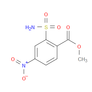 METHYL 4-NITRO-2-SULFAMOYLBENZOATE