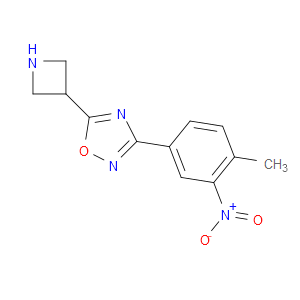 5-(AZETIDIN-3-YL)-3-(4-METHYL-3-NITROPHENYL)-1,2,4-OXADIAZOLE