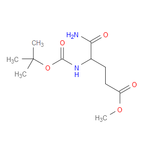 METHYL 5-AMINO-4-((TERT-BUTOXYCARBONYL)AMINO)-5-OXOPENTANOATE