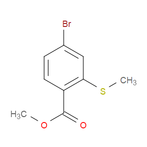 METHYL 4-BROMO-2-(METHYLTHIO)BENZOATE