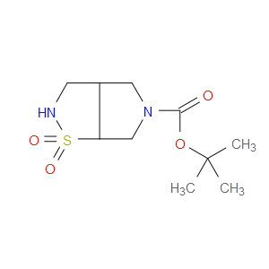 TERT-BUTYL TETRAHYDRO-2H-PYRROLO[3,4-D]ISOTHIAZOLE-5(3H)-CARBOXYLATE 1,1-DIOXIDE - Click Image to Close