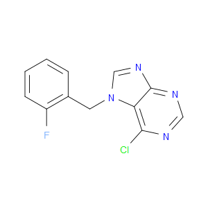 6-CHLORO-7-(2-FLUOROBENZYL)-7H-PURINE