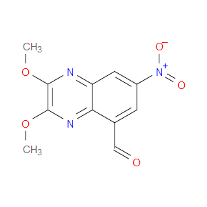 2,3-DIMETHOXY-7-NITROQUINOXALINE-5-CARBALDEHYDE - Click Image to Close