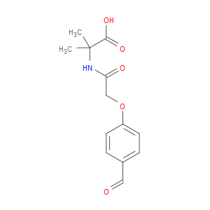 2-(2-(4-FORMYLPHENOXY)ACETAMIDO)-2-METHYLPROPANOIC ACID