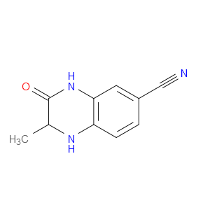 2-METHYL-3-OXO-1,2,3,4-TETRAHYDROQUINOXALINE-6-CARBONITRILE