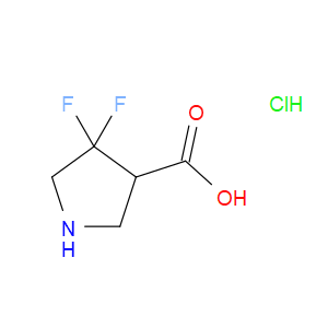 4,4-DIFLUOROPYRROLIDINE-3-CARBOXYLIC ACID HYDROCHLORIDE - Click Image to Close