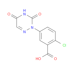 2-CHLORO-5-(3,5-DIOXO-4,5-DIHYDRO-1,2,4-TRIAZIN-2(3H)-YL)BENZOIC ACID - Click Image to Close