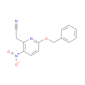2-(6-(BENZYLOXY)-3-NITROPYRIDIN-2-YL)ACETONITRILE