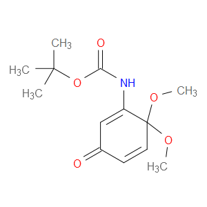 TERT-BUTYL (6,6-DIMETHOXY-3-OXOCYCLOHEXA-1,4-DIEN-1-YL)CARBAMATE