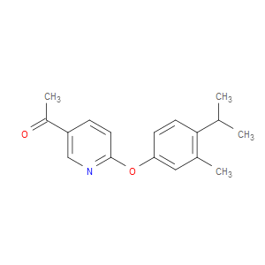 5-ACETYL-2-(4-ISOPROPYL-3-METHYLPHENOXY) PYRIDINE - Click Image to Close